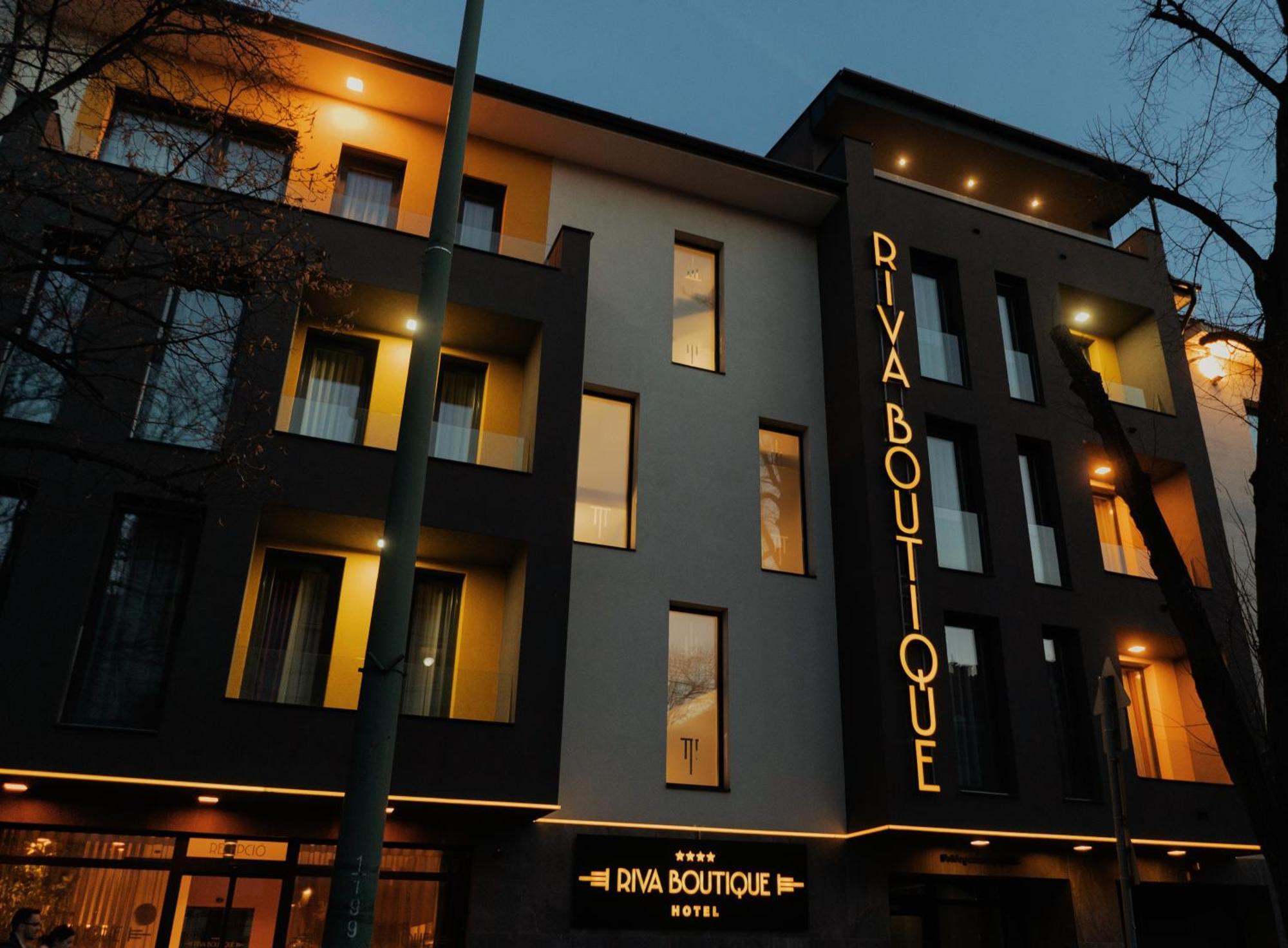 Riva Boutique Hotel Seghedin Exterior foto